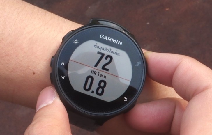 garmin forerunner 235 buttons