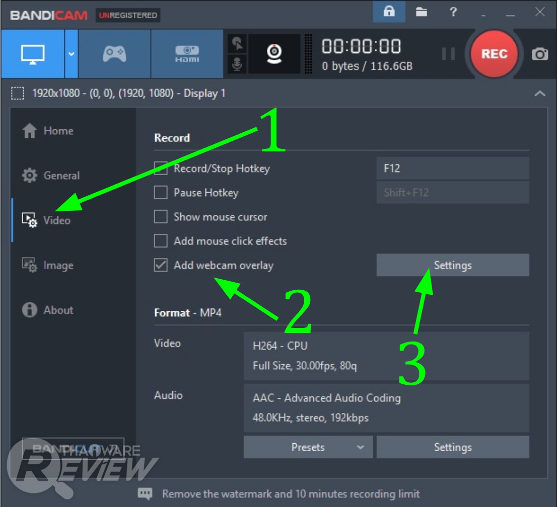 Bandicam How To Record Screen And Webcam