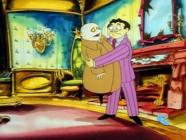 Uncle Fester และ Gomez Addams จากการ์ตูน The Addams Family ค.ศ. 1992-1993 (พ.ศ. 2535-2536)