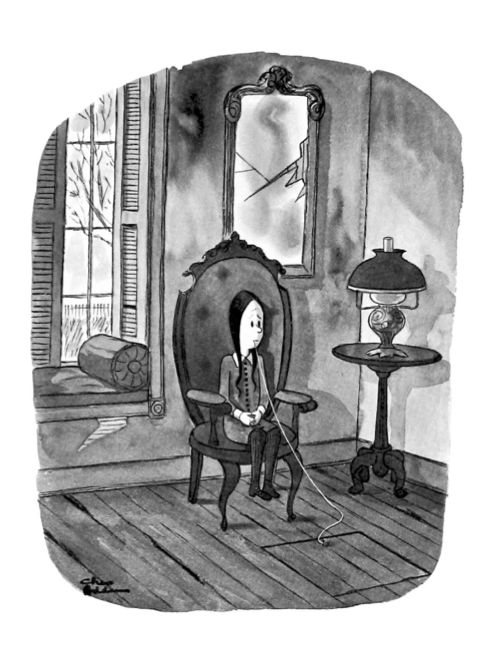 Wednesday Addams จากการ์ตูน The Addams Family ค.ศ. 1938 (พ.ศ. 2481)