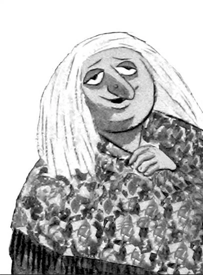 Grandmama จากการ์ตูน The Addams Family ค.ศ. 1938 (พ.ศ. 2481)