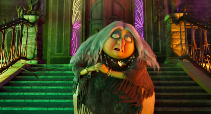 Grandmama จากหนังอนิเมชัน The Addams Family 2 ค.ศ. 2021 (พ.ศ. 2564) ให้เสียงพากย์โดย Bette Midler